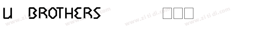 U4 Brothers 00033字体转换